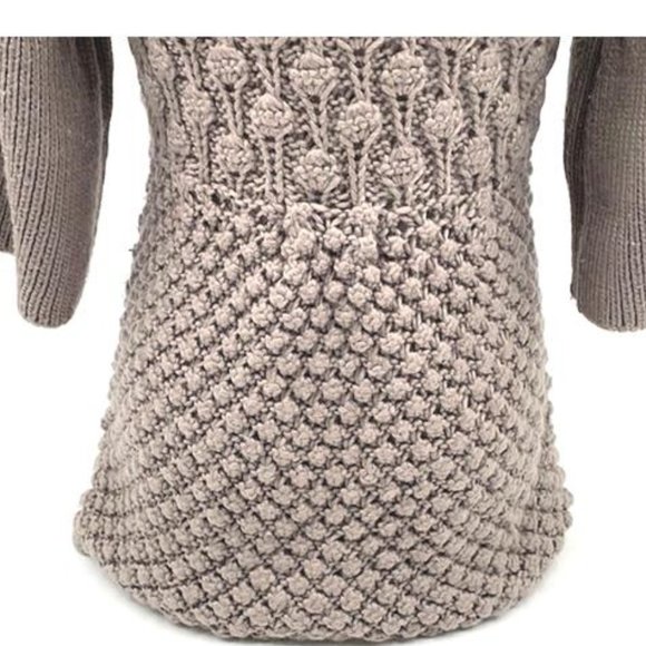 Design History Gray Knit Sweater Top 3/4 Sleeve - Picture 9 of 13